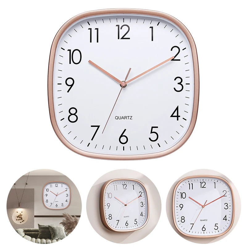 12 Inch Large Digital Wall Clock Household Fashion Ultra Silent Clock Bedroom Living Room Decoration Wall Atmospheric Clock