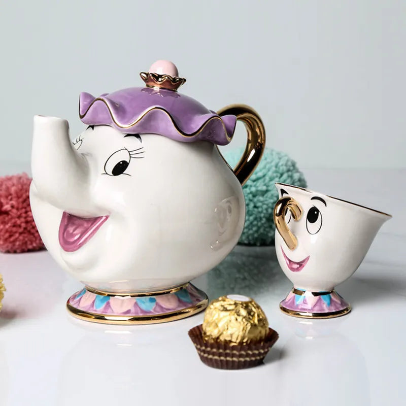 Elevate Tea Time With Disney Teapot Cute Beauty Cartoon