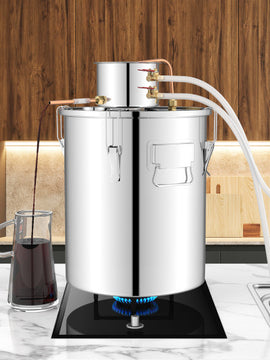 Water Alcohol Distiller with 2 Stainless Steel Pots