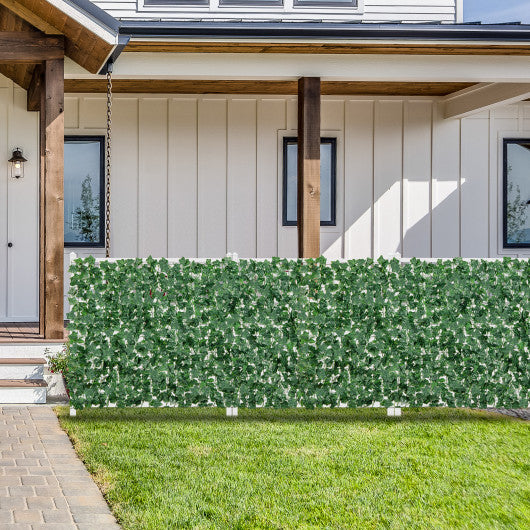 Artificial Lily Leaf Privacy Fence for Garden Yard Balcony Deck