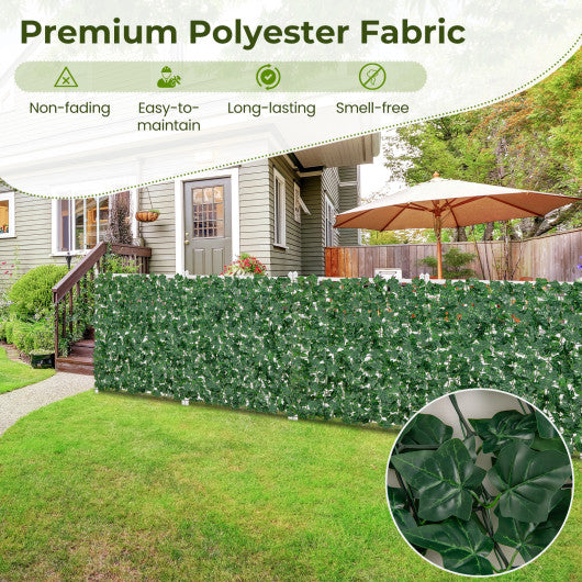 Artificial Lily Leaf Privacy Fence for Garden Yard Balcony Deck