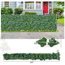 Artificial Lily Leaf Privacy Fence for Garden Yard Balcony Deck