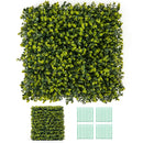 12 Pieces 20 Inch x 20 Inch Artificial Hedge Eucalyptus Panels