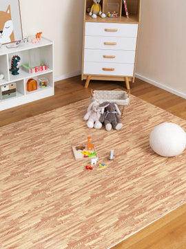 12 Tiles Wood Grain Foam Floor Mats with Borders