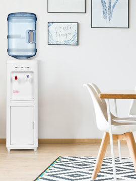 5 Gallons Hot and Cold Water Cooler Dispenser with Child Safety Lock