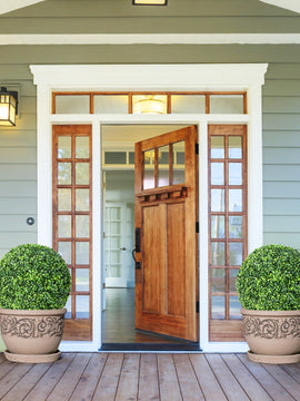2 Pieces 15.7 Inch Artificial Boxwood Topiary Ball Tree Set