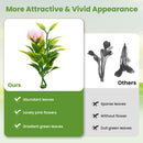 2 Pieces 15.7 Inch Artificial Boxwood Topiary Ball Tree Set