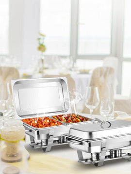 2 in 1 Electric Warming Tray with Temperature Control