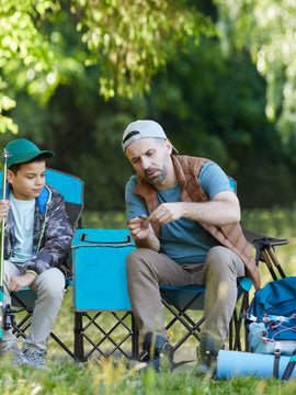 Portable Folding Camping Canopy Chairs with Cup Holder