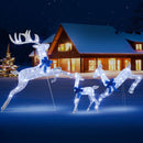 3-Piece Pre-Lit Christmas Deer Family Set