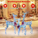 3-Piece Pre-Lit Christmas Deer Family Set