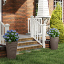 45 cm Tall Flower Pot Set of 2 with Insert Bucket and Handle Design