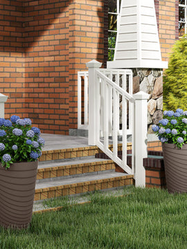 45 cm Tall Flower Pot Set of 2 with Insert Bucket and Handle Design