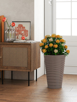 45 cm Tall Flower Pot Set of 2 with Insert Bucket and Handle Design