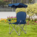 Portable Folding Camping Canopy Chairs with Cup Holder