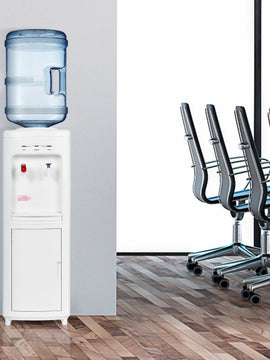 5 Gallons Hot and Cold Water Cooler Dispenser with Child Safety Lock