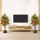 5 FT Tall Artificial Croton Plant with Gradient Leaves and Nursery