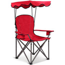 Portable Folding Camping Canopy Chairs with Cup Holder
