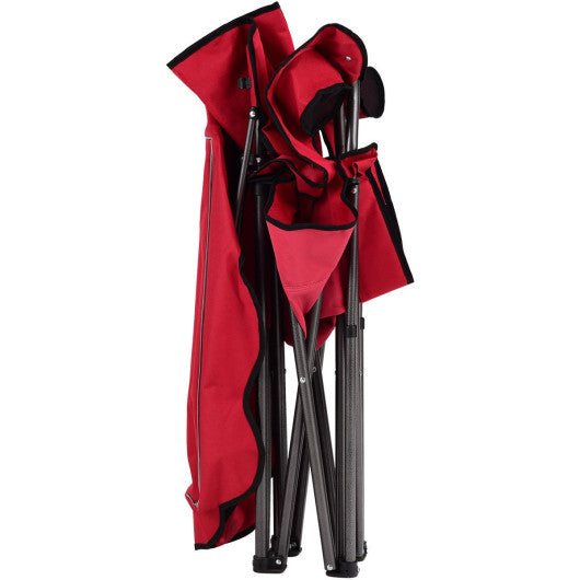 Portable Folding Camping Canopy Chairs with Cup Holder