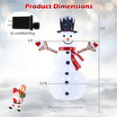 Pre-Lit Pop-up Christmas Decoration with 180 Cold White LED Lights