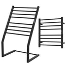 Wall Mounted Towel Shelf with Adjustable Towel Bar and Movable Hooks No Assembly Required