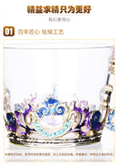 201-300ml enamel coffee cup set dish Saucer  Set European style mug cup tea cup tea set