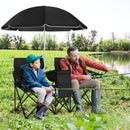 Portable Folding Camping Canopy Chairs with Cup Holder