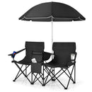 Portable Folding Camping Canopy Chairs with Cup Holder