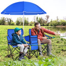 Portable Folding Camping Canopy Chairs with Cup Holder