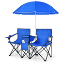 Portable Folding Camping Canopy Chairs with Cup Holder