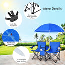 Portable Folding Camping Canopy Chairs with Cup Holder