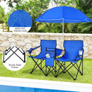 Portable Folding Camping Canopy Chairs with Cup Holder