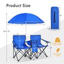 Portable Folding Camping Canopy Chairs with Cup Holder