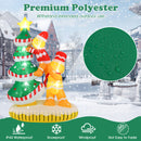 7 Feet Inflatable Christmas Tree with 7 Internal LED Lights and Built-in Fan