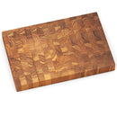 Teak Wood Cutting Board Extra Large 24 Inch Reversible Cutting Board with Handle