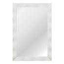 41.5 x 28 inches Farmhouse Wall Mirror with Solid Wood Frame