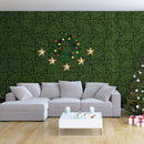 12 Pieces 20 x 20 Inch Artificial Boxwood Wall Panels with Insertable Branches