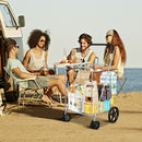 Heavy Duty Folding Utility Shopping Double Cart