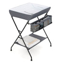Baby Diaper Changing Table Foldable With Storage In Gray