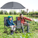 Portable Folding Camping Canopy Chairs with Cup Holder