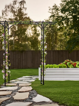 Grow and Flourish: All-in-One Garden Arbor and Raised Bed Bundle