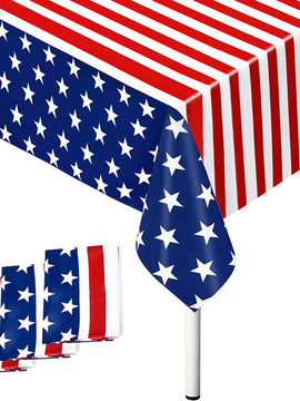 American Flag Tablecloth 54 x 72 As Fourth Of July House Flags