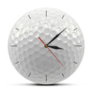 Golf Ball 3D Wall Clock – Silent Non-Ticking Frameless Decorative Watch for Golf Club, Sports Golfers Gift