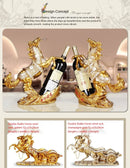 Wine Rack In European Style With Horse For Home Decoration In A Creative Way