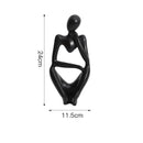 Nordic Abstract Woman Sculpture – Vilead Resin Thinker Figurine for Modern Home Decoration