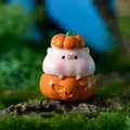 1 Piece Miniature Halloween Figurines Mini Halloween Ghost Pumpkin Fairy Figurines Home Decoration Festival DIY Resin Craft