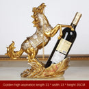 Wine Rack In European Style With Horse For Home Decoration In A Creative Way