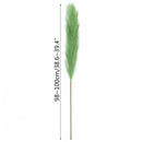 5pcs 100cm Artificial Pampas Grass Dried Reed Flowers Bouquet Wedding Party Decoration Home Room DIY Fake Plant Decor Supplies