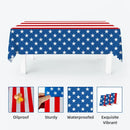 American Flag Tablecloth 54 x 72 As Fourth Of July House Flags