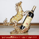 Wine Rack In European Style With Horse For Home Decoration In A Creative Way